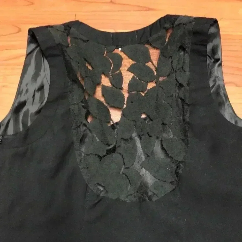 Monteau Black Sheath Dress, Large - Picture 5 of 6